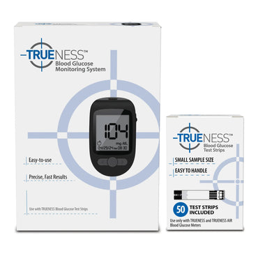 TRUENESS™ Blood Glucose Meter and 50 Test Strips